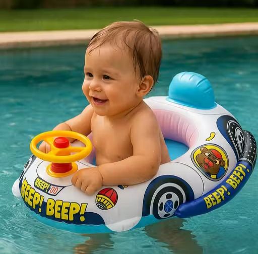 xena Swim Ring for Kids Inflatable Swimming Pool Tube for 1-5 Years Baby Girl Boys Inflatable Swimming Safety Tube-picture-20