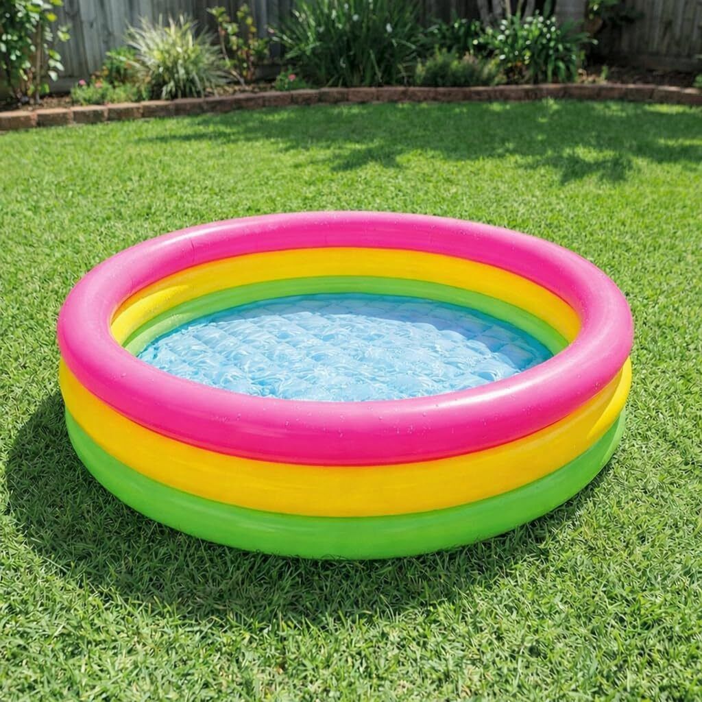 kids creation 2 ft Swimming Pool for Kids Small Size for 0 to 2 Years | Inflatable Round Ring Inflatable Swimming Pool-picture-41
