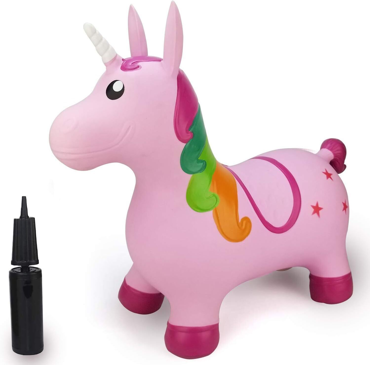 Jumping & Riding Unicorn Bouncing Hopper Animal Toy for Kids Hoppers & Bouncer Inflatable Inflatable Toy Pump-image-25