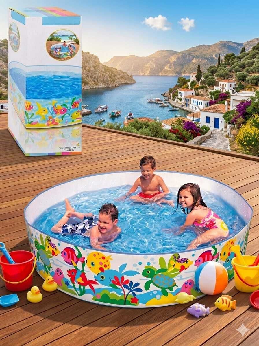intelligent 5 Feet Kids Water Pool Bath Tub(IND*40) Swimming Pool Inflatable Swimming Pool-picture-6