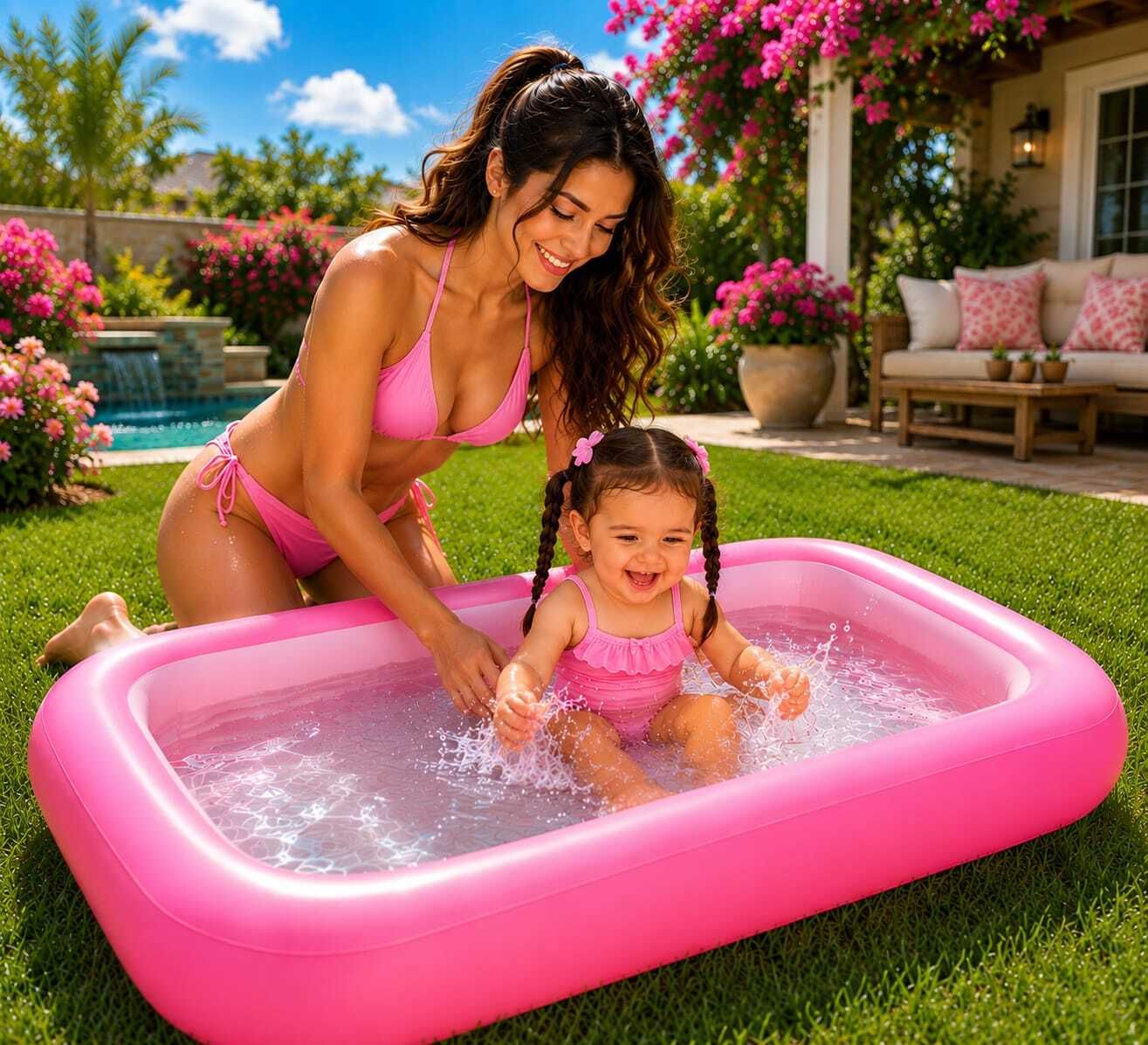 Inflatable Swimming (IND*2479)Pool for Kids Inflatable Swimming Pool-image-47