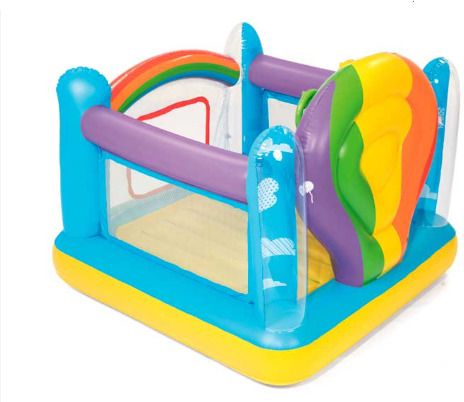 Jumpin Balloon Bouncer, 1.75mx1.73mx1.37m With Free Electric Pump Inflatable Hoppers & Bouncer