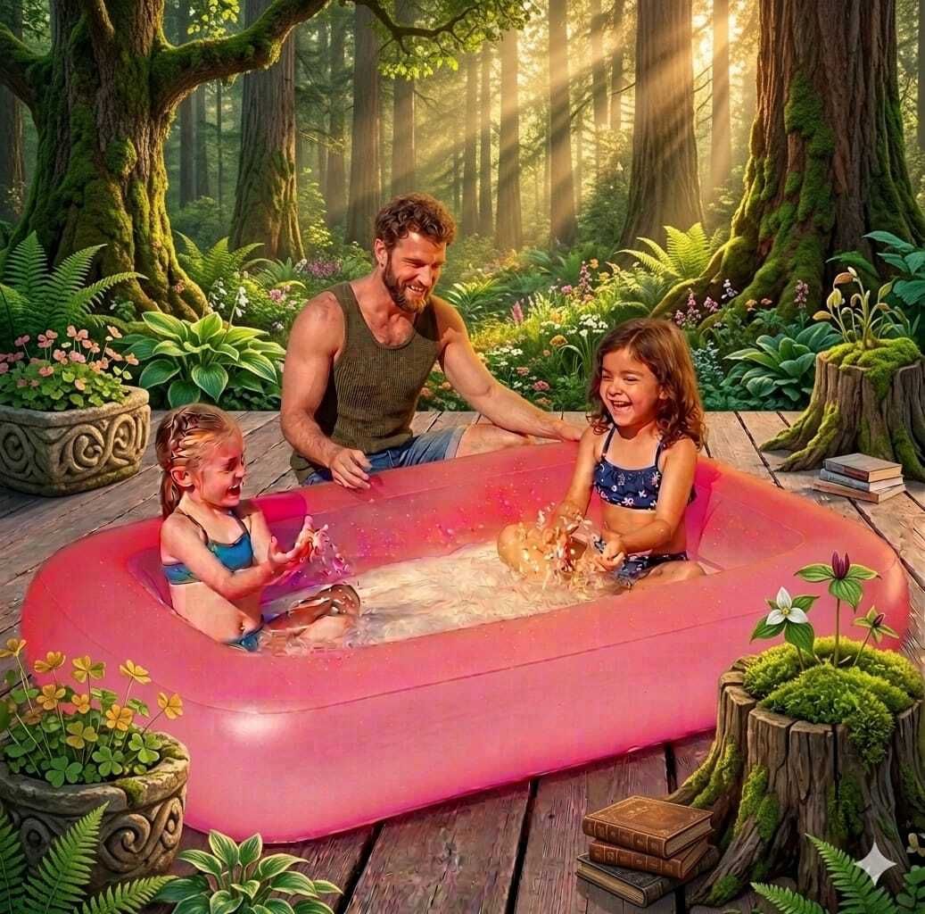 Outdoor Pink (IND*1477)Swimming Pool Inflatable Swimming Pool-image-39