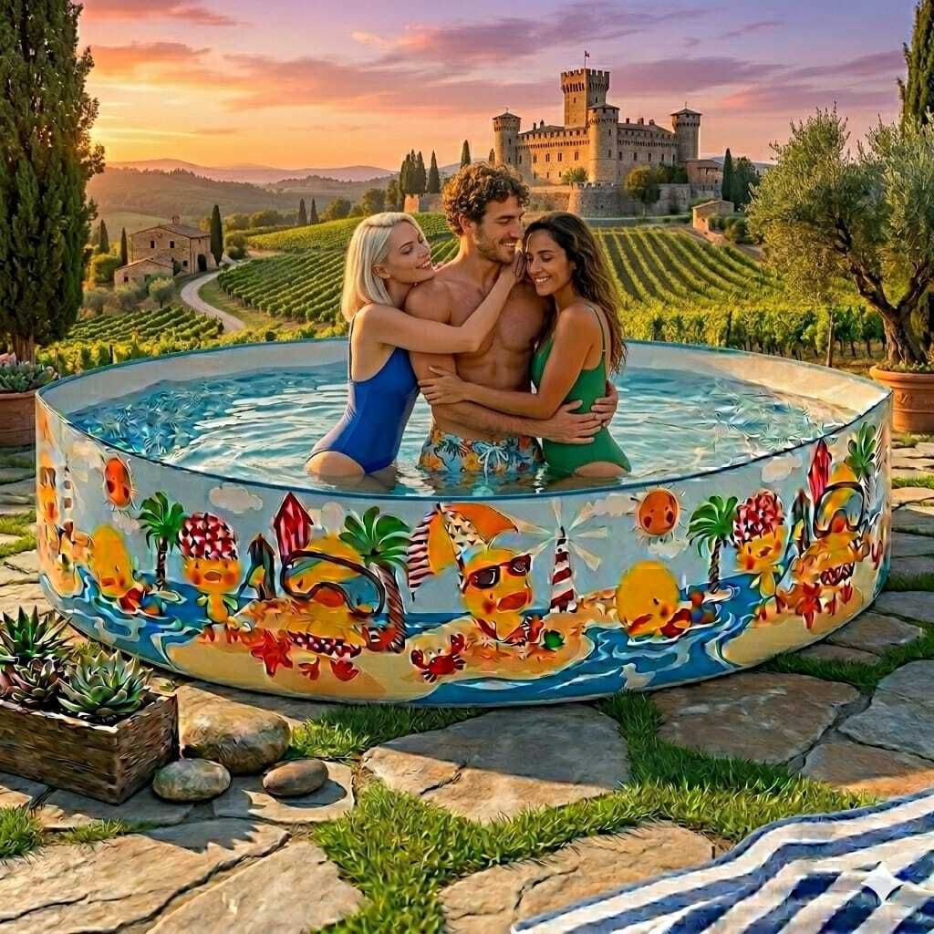 intelligent Summer Special 5 feet Kid (IND*1017)Swimming Pool Inflatable Swimming Pool-picture-14