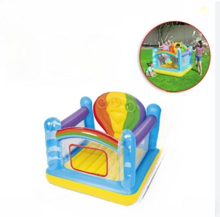 Bouncy(IND*3971) Castle Hot Air Balloon With Free Electric Pump Inflatable Hoppers & Bouncer