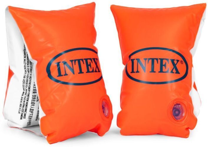 Inflatable Armbands (IND*5263) for Kids, 2 Pieces - Orange Inflatable Swimming Safety Tube-image-6