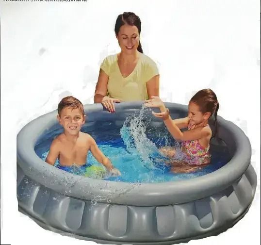 hornflow Child Swimming Underwater in Swimming Pool with free pump Inflatable Swimming Pool-picture-32