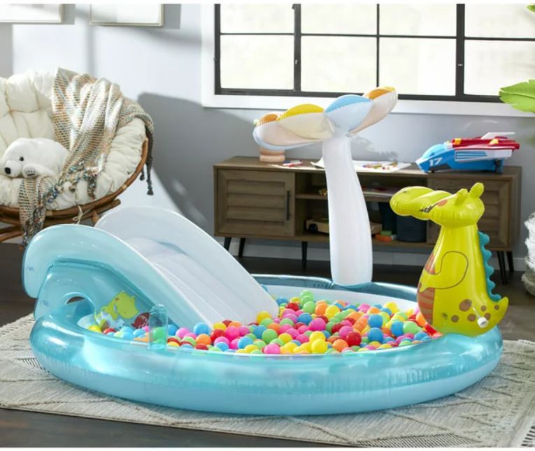 Blue with Water Capacity (IND*99) 180 Liters 57165 Inflatable Swimming Pool-image-42
