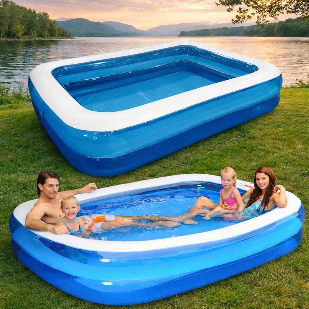 Bath Tubs for Kids and Adults (IND*9587) 8.7 with Free Pump Inflatable Swimming Pool-image-47