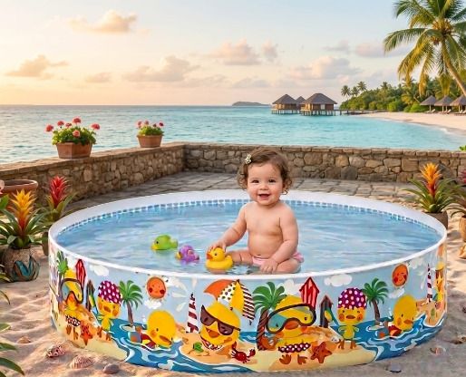 intelligent Kids - 5 Feet Inflatable(IND*91720) Swimming Pool Inflatable Swimming Pool-picture-16