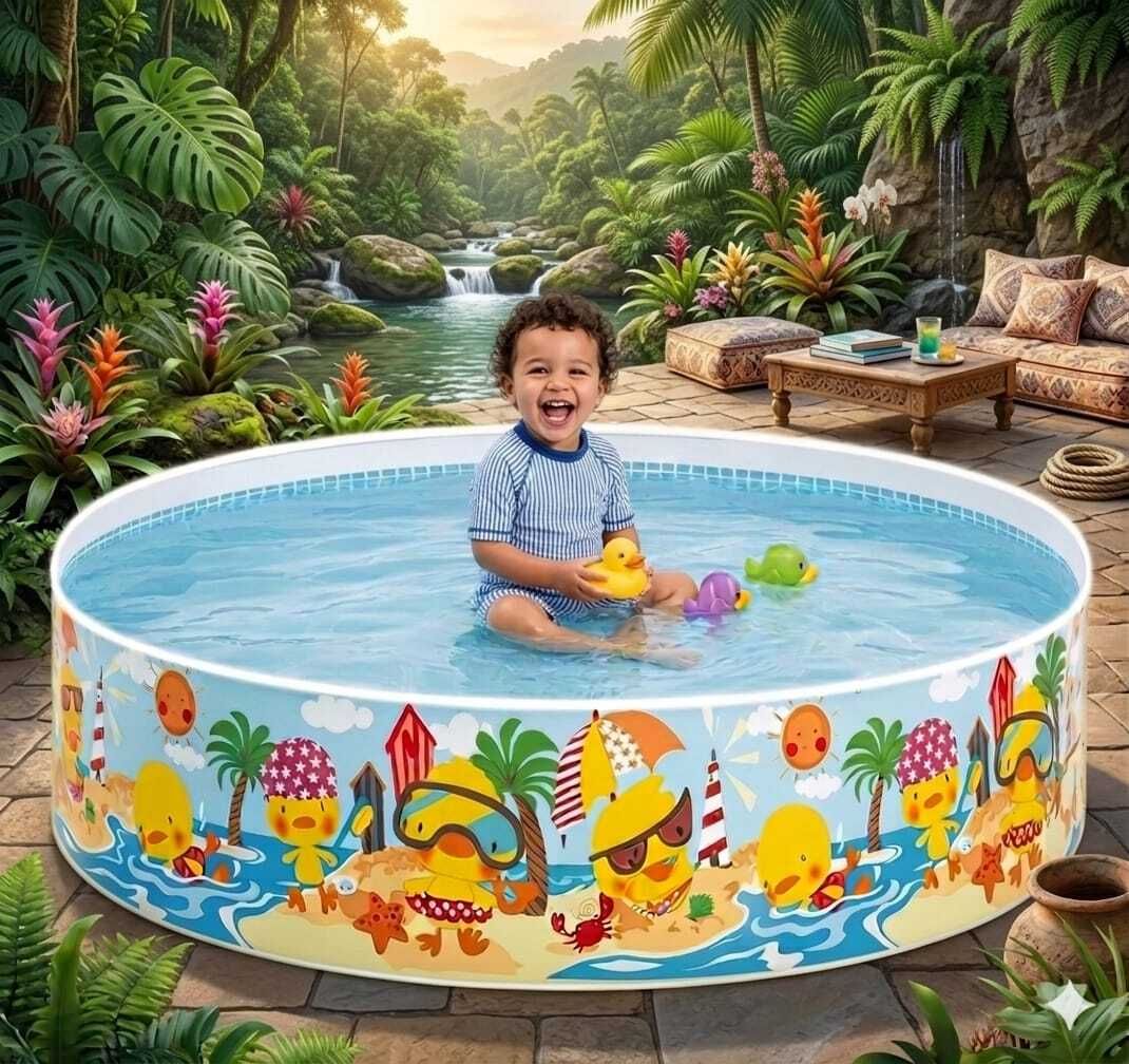 intelligent 5 Feet Kids Water Pool Bath Tub(IND*7104) Swimming Pool Inflatable Swimming Pool-picture-29
