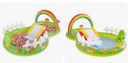 Garden Inflatable Kiddie Pool: Inflatable Kids Pool with Water swimming Inflatable Swimming Pool-image-47