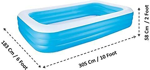 Swimming Pool Bath Tub for kids Adult Indoor & Outdoor Use Inflatable Swimming Safety Tube-image-7