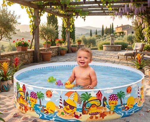 intelligent Pool For Kids - 5 Feet Inflatable(IND*97) Swimming Pool Inflatable Swimming Pool-picture-37