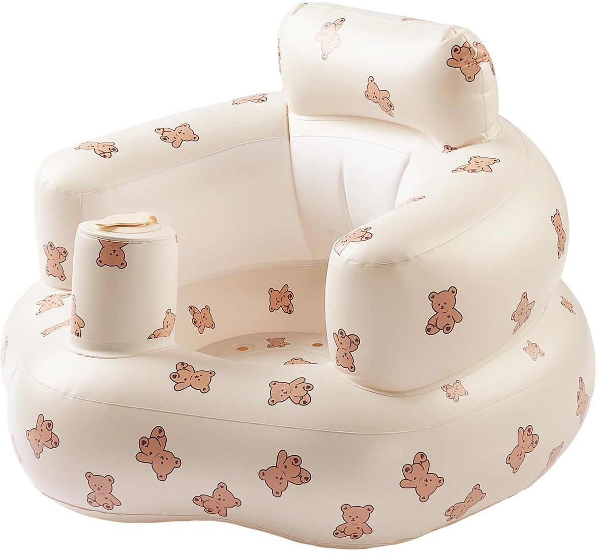 Inflatable Baby Seat for Babies 3-36 Months, Baby Floor Seats for Sitting Up Inflatable Sofa/ Chair-image-3