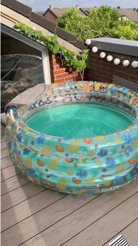Transparent Sea (IND*85) Life Pool Inflatable 3 Rings Kids Round Swimming Pool Inflatable Swimming Pool-image-46