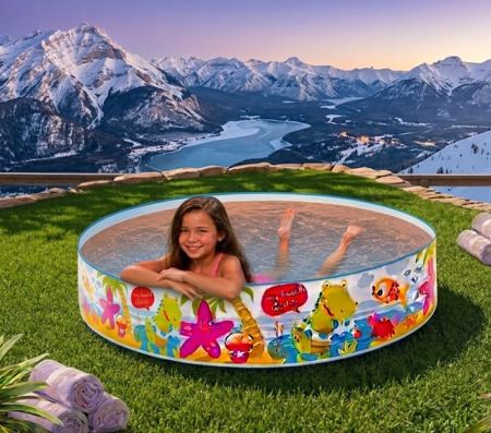 hornflow 4 Feet Kids Water Bath Tub(IND*85) Swimming Pool Inflatable Swimming Pool-picture-22