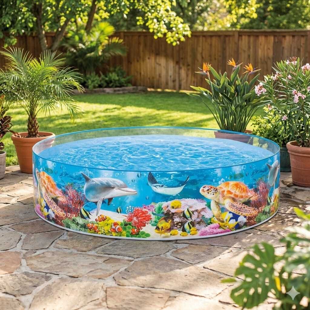 Snapset Pool, 8 Ft Snap Set (IND*1599) Water Pool Inflatable Swimming Pool-image-33