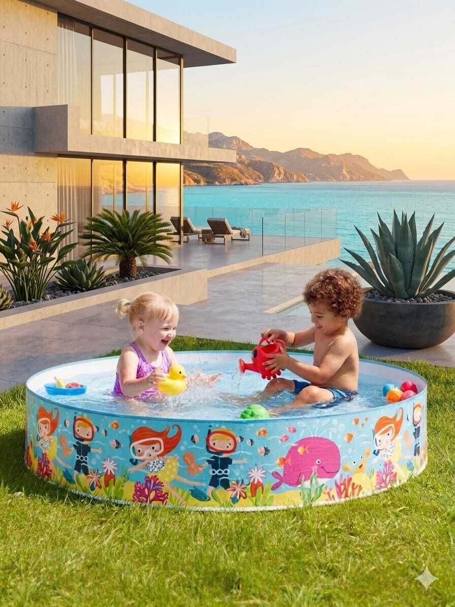 intelligent 5 Feet Kids Water Pool Bath Tub(IND*420) Swimming Pool Inflatable Swimming Pool-picture-38