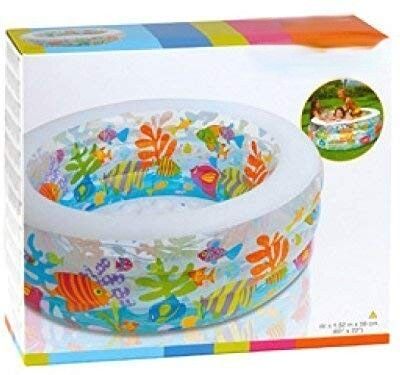 Sunset Glow Baby Pool - 58480 With Pump Inflatable Swimming Pool-image-25