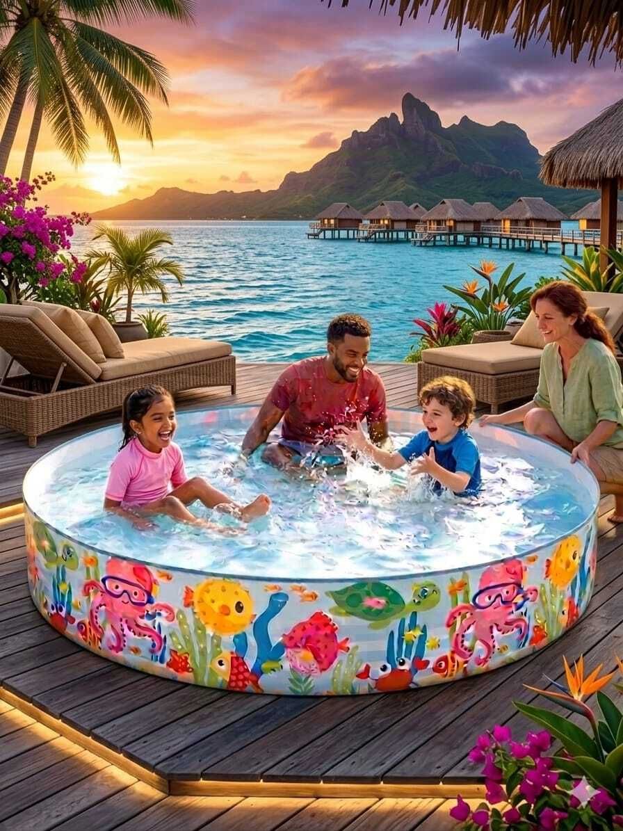 tiny tales Kids - 5 Feet Inflatable(IND*91750) Swimming Pool Inflatable Swimming Pool-picture-5