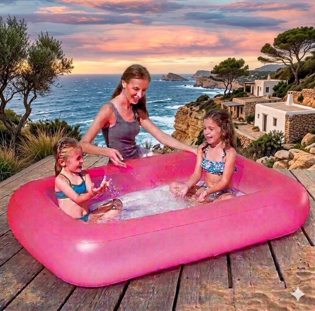Silicone Rubber Outdoor Pink (IND*97)Swimming Pool Inflatable Swimming Pool-image-27