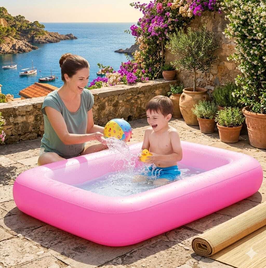 Inflatable Swimming (IND*239)Pool for Kids & Adults, Inflatable Swimming Pool-image-36