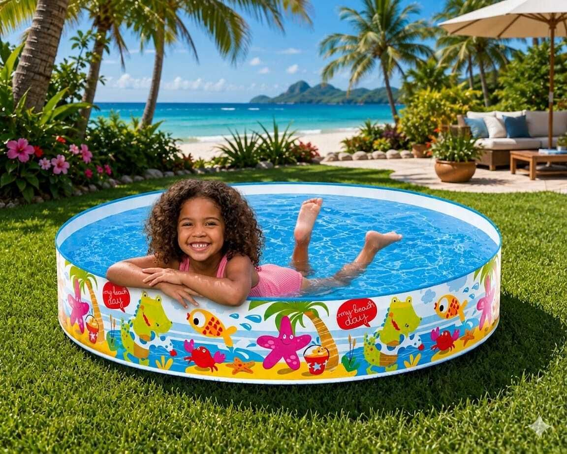 hornflow 4 ft Above Ground Kids Pool (IND*395) Paddling Pool Inflatable Swimming Pool-picture-44