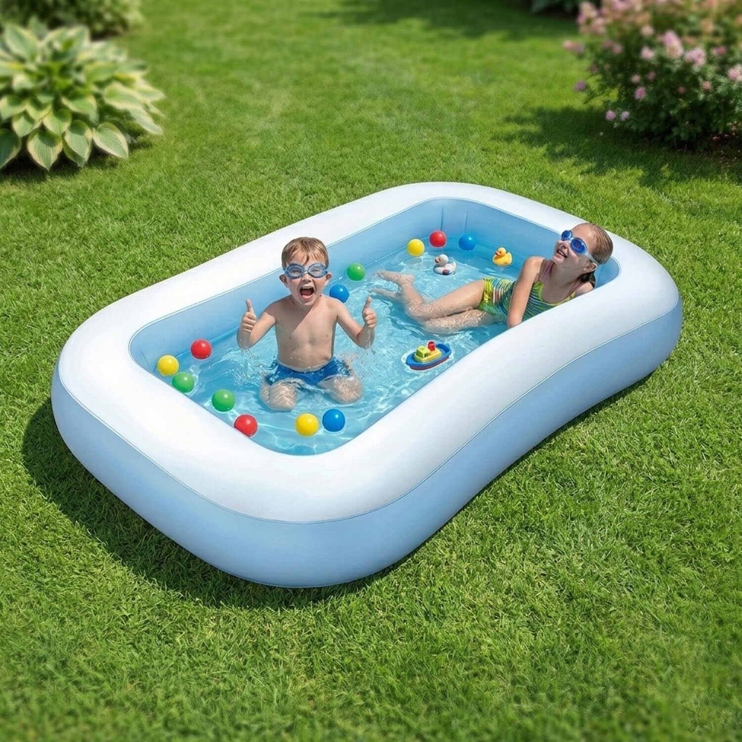 kids creation 5 feet Inflatable Kid Swimming Pool for Kids Inflatable Swimming Pool Inflatable Swimming Pool-picture-29