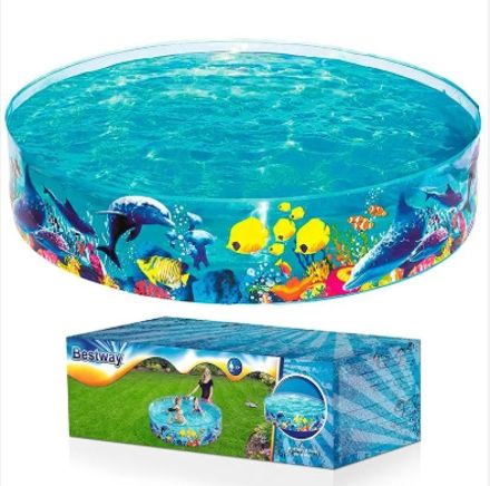 Inflatable Swimming(IND*919716) Pool for Kids 6 Feet Inflatable Swimming Pool-image-25