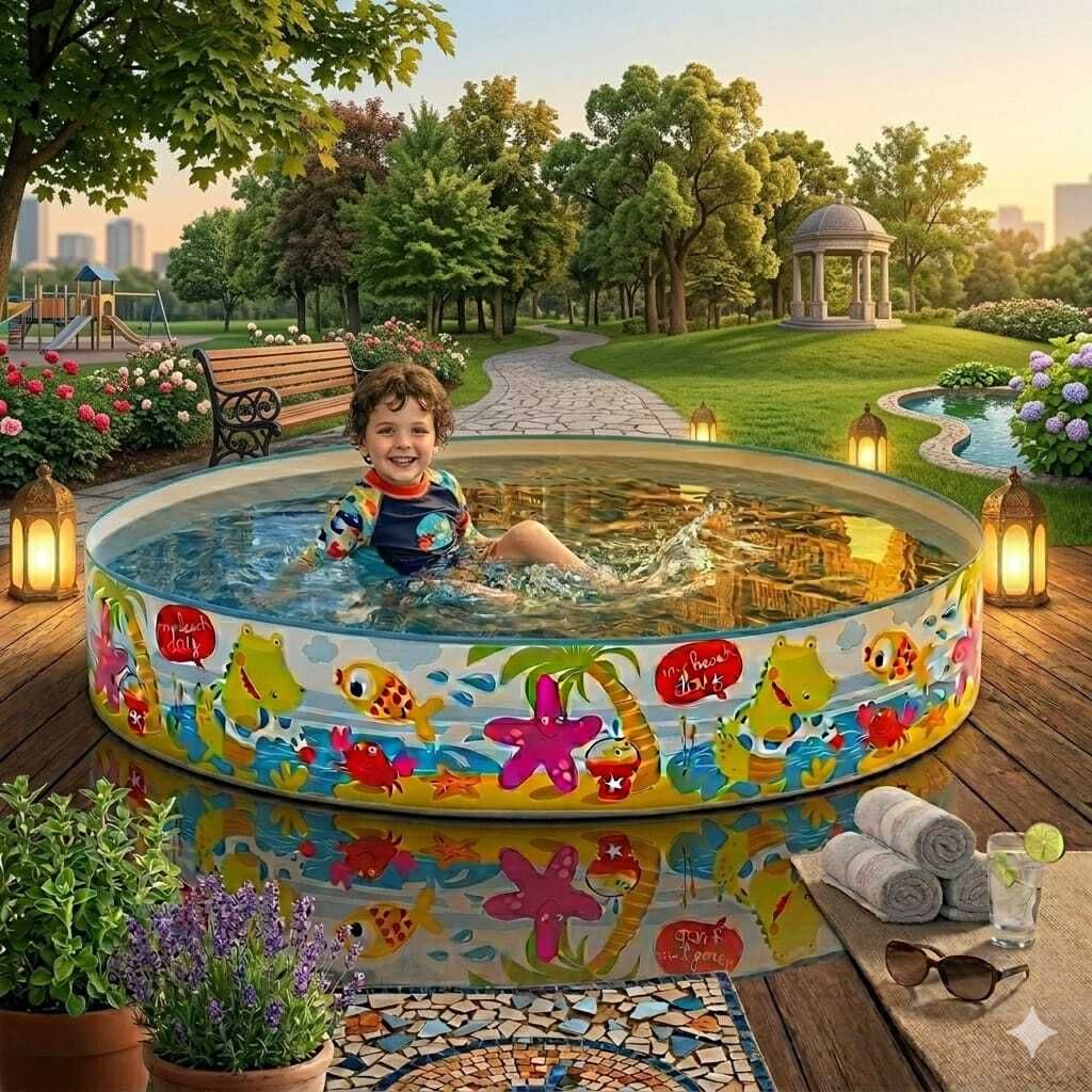 tiny tales Without Air Home Inflatable (IND*1052)Swimming Pool Inflatable Swimming Pool-picture-42
