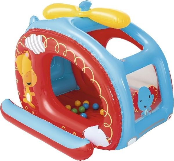 tiny tales Helicopter (IND*55) Ball Pit HELICOPTER 25 BALL PIT For Kids Age 3 to 6 Years Inflatable Hoppers & Bouncer-picture-11