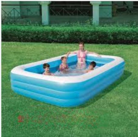 PVC Swimming Pool With PumpLittlebloom7232 Inflatable Swimming Pool-image-4