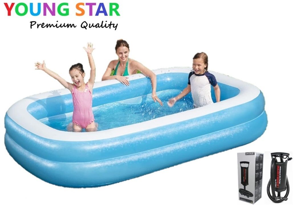 young star Premium Adults & Kids 7 feet's family swimming pool, bath tub Inflatable Swimming Pool, Inflatable Toy Pump-picture-41