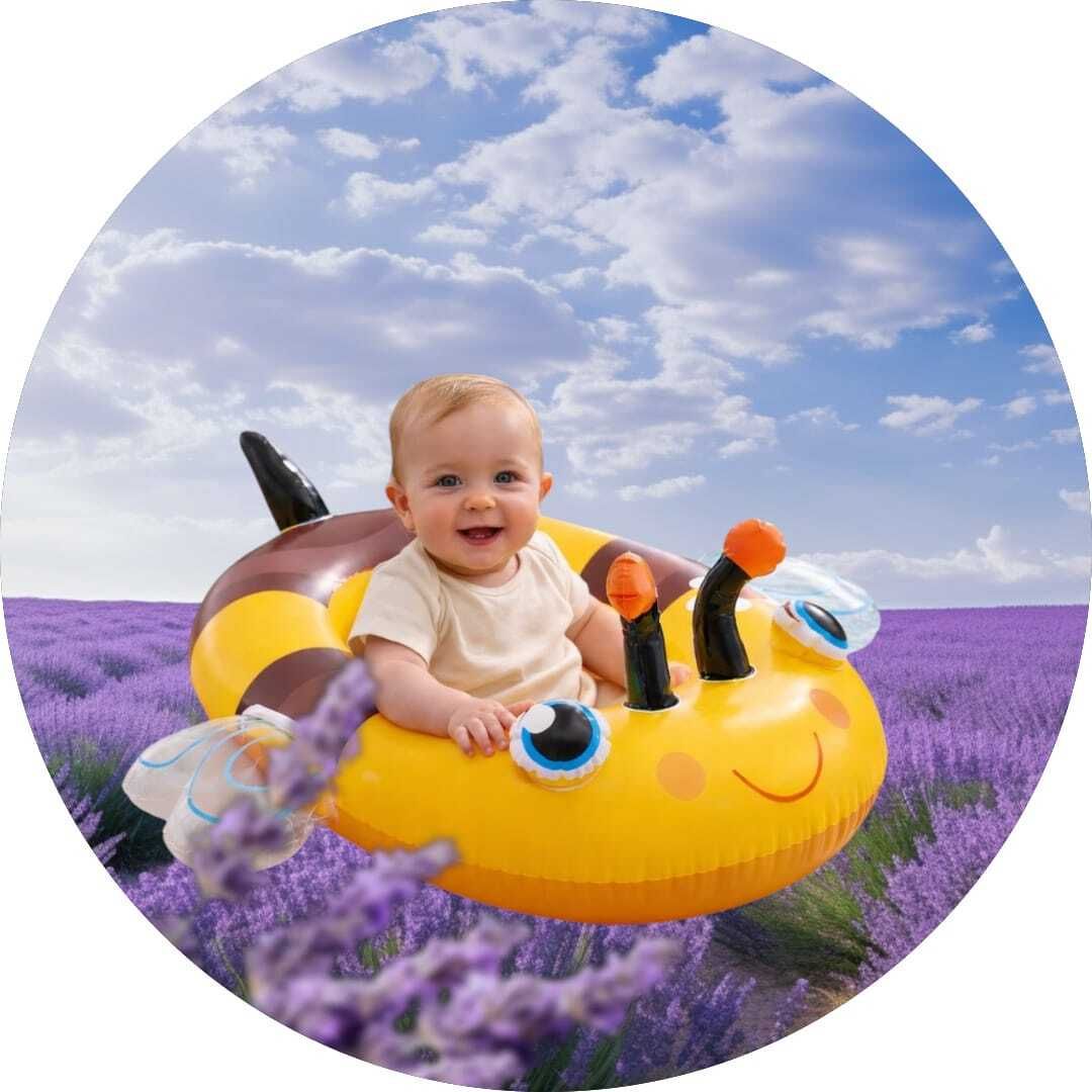 Summer Shark Ride-On Pool(IND*332) Float for Kids Inflatable Swimming Safety Tube-image-37