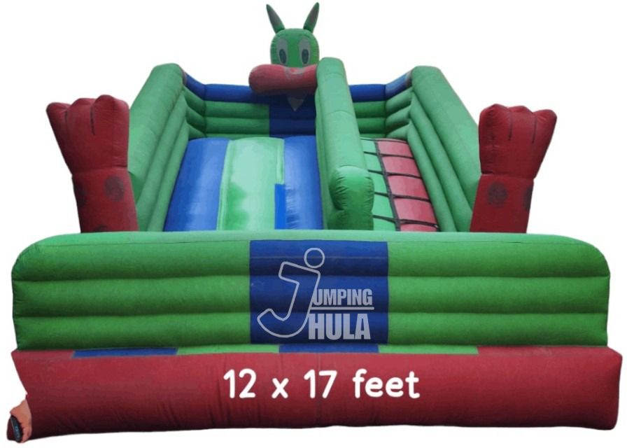 12x17 Feet Slide Bouncy For Kids Inflatable Hoppers & Bouncer