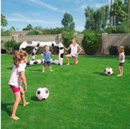 kindertales Inflatable (IND*73) Soccer Net (Multicolor) Inflatable Hoppers & Bouncer-picture-47