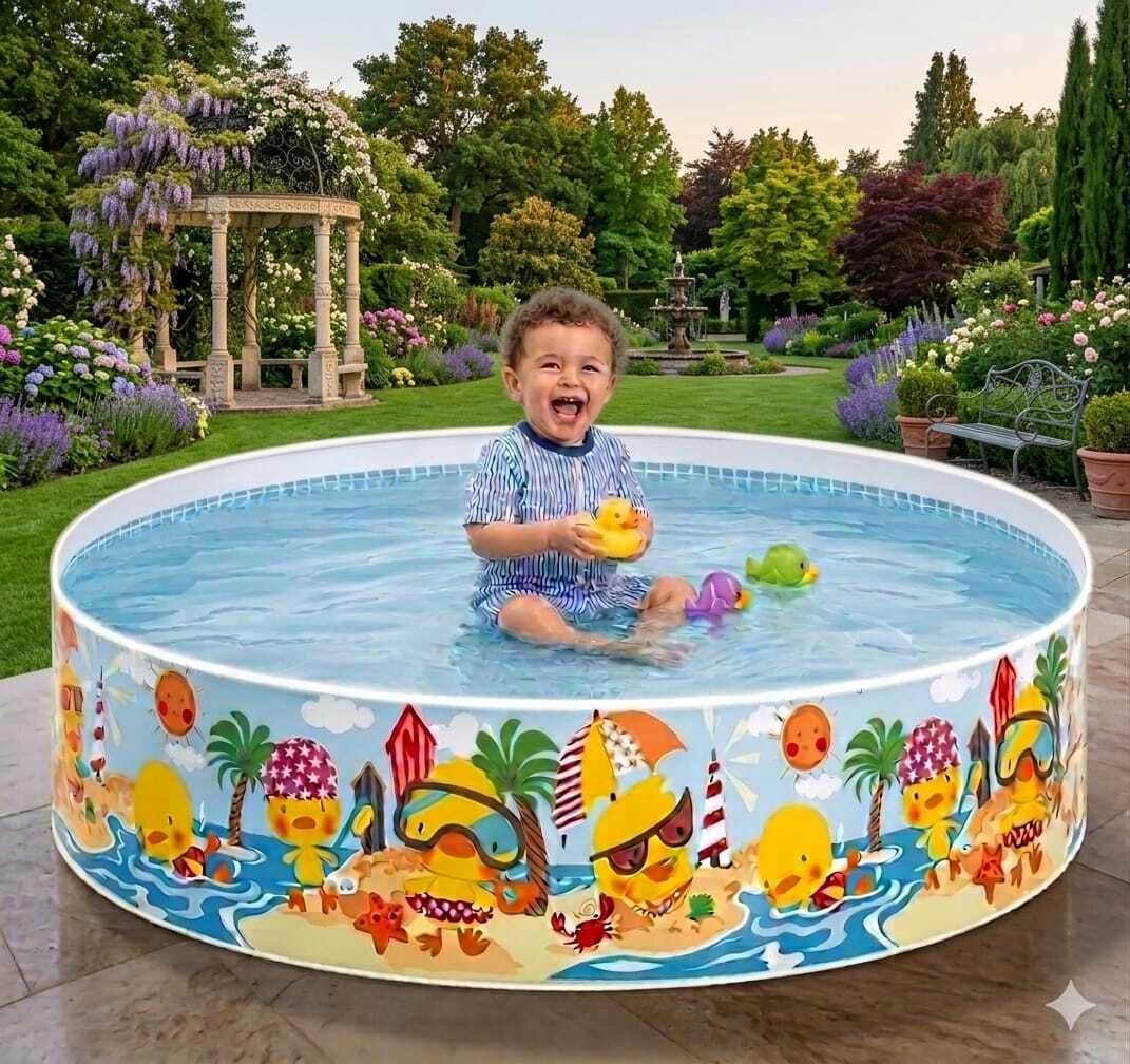 intelligent 5 ft Play Pool for Home Garden &(IND*62) Summer Inflatable Swimming Pool-picture-29