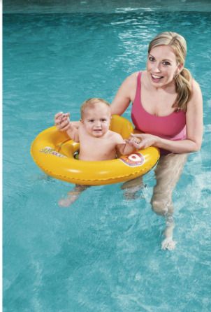 Swim Safe (IND*47) Round 2 Ring Baby Boat 69 CM Yellow Inflatable Swimming Safety Tube-image-32