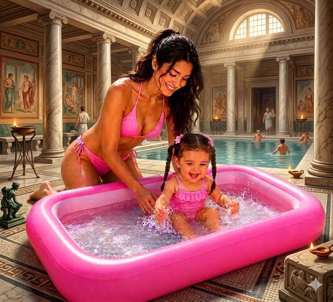 Silicone Rubber Outdoor Pink (IND*7)Swimming Pool Inflatable Swimming Pool-image-41