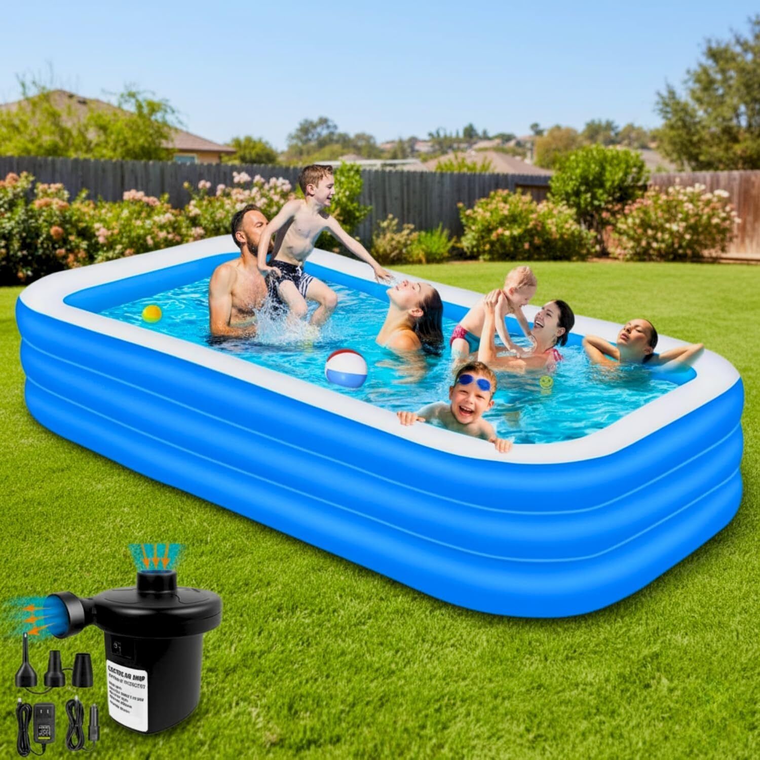 10 Feet Inflatable Swimming Pool For Adults Inflatable Swimming Pool-image-27