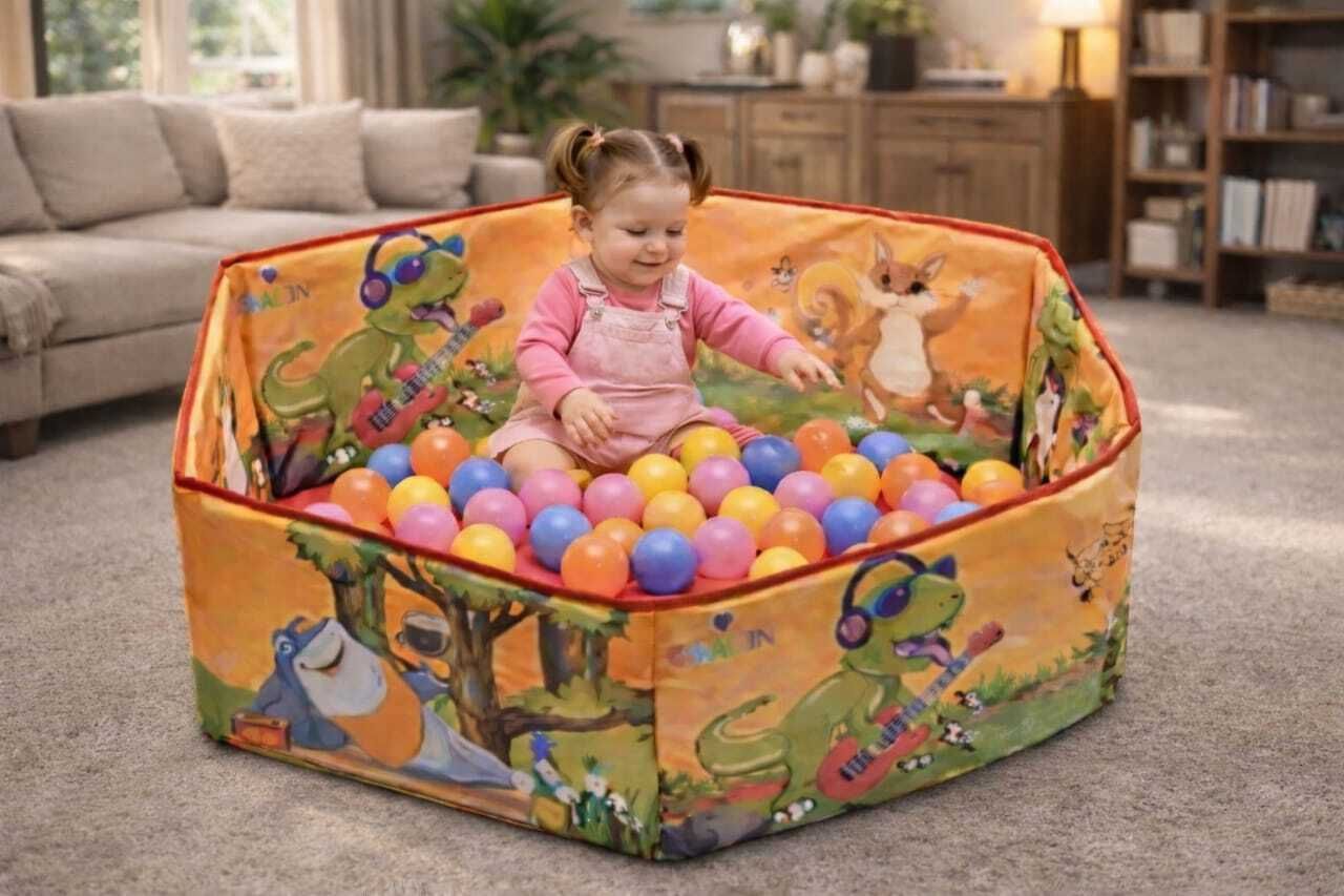kindertales Toddlers 1-3 Girls(IND*654) Boys for Indoor&Outdoor Play Tent Inflatable Ball Pits-picture-39