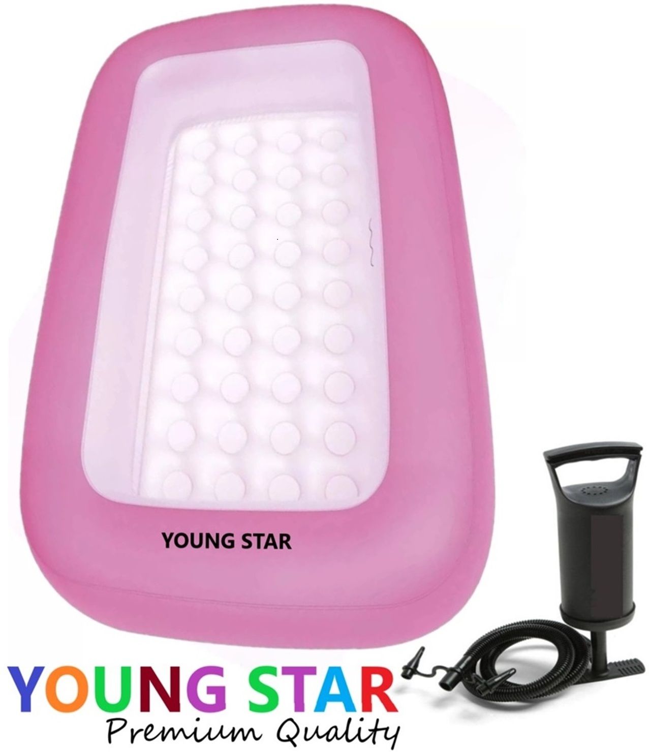young star Pink Kids and children Swimming Pool & Bath Tub ,5 Feet Ractangular Inflatable Swimming Pool, Inflatable Toy Pump, Pool Accessory-picture-43