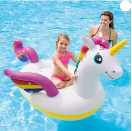 Inflatable (IND*18) Unicorn Spray Pool for Kids With Pump Inflatable Pool Accessory-image-47