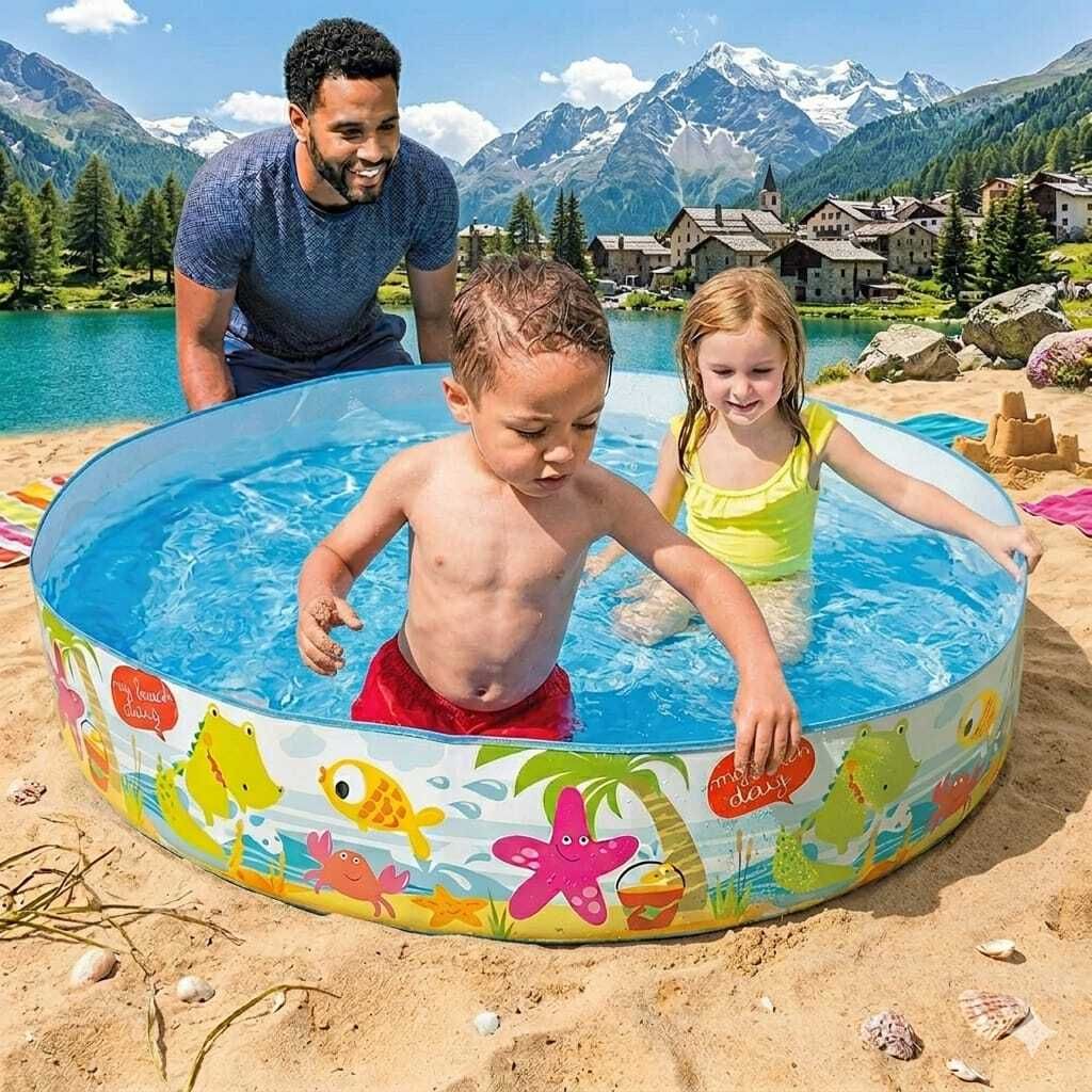 tiny tales Kids Water Swimming(IND*881) Pool Bath Toy Inflatable Swimming Pool-picture-26