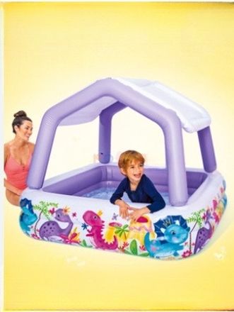 kindertales Bathtub Swim Float Water Tub for(IND*7443) Outdoor 2+ Year Kids Inflatable Swimming Safety Tube-picture-18