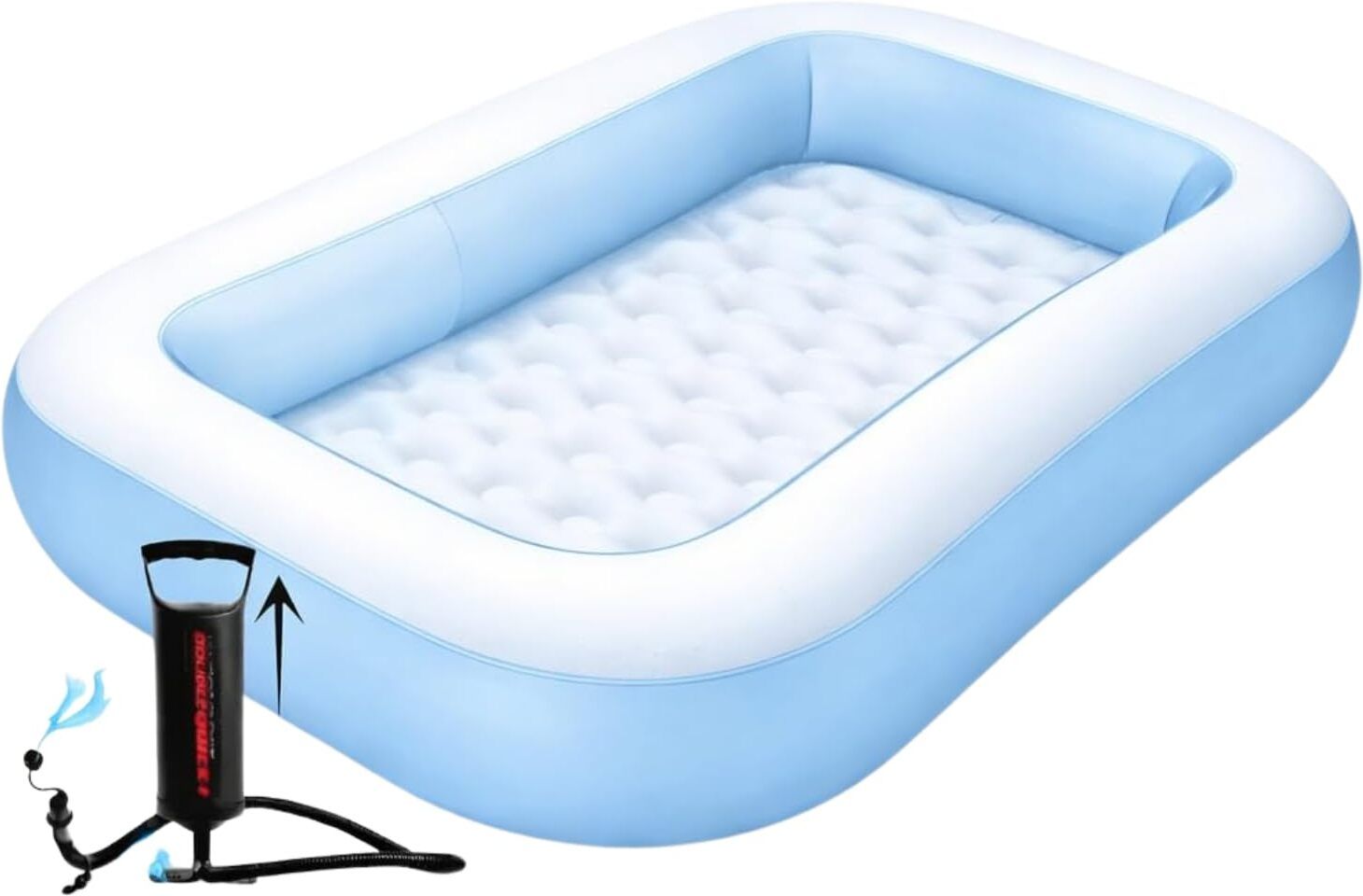 aavira 6. Family Size 5.5 Ft Bath Tub with Hand Pump Durable Tub Inflatable Swimming Pool-picture-45