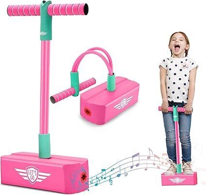 clefairy Bungee Jumper Foam Pogo Stick For Boys Girls - Soft Foam Pogo Jumper Hopper Inflatable Hoppers & Bouncer-picture-27
