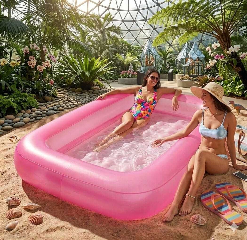 tiny tales Inflatable Swimming (IND*129)Pool for Kids & Adults, Inflatable Swimming Pool-picture-11