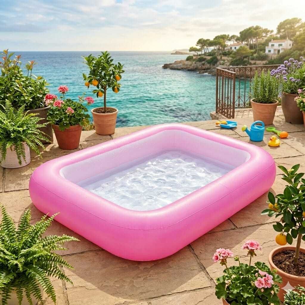 Silicone Rubber Outdoor Pink (IND*237)Swimming Pool Inflatable Swimming Pool-image-34